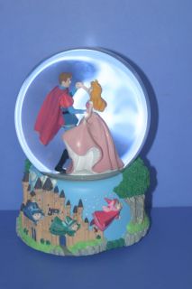 DISNEY Sleeping Beauty Aurora figure Snow Globe and Music box ～Waltz