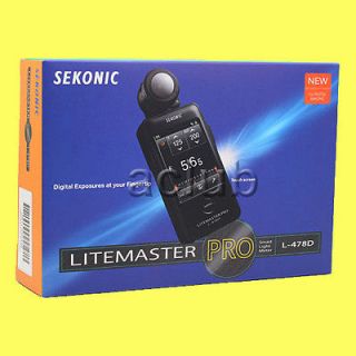 Sekonic L 478D Flash Master Digital Light Meter LITEMASTER PRO L478 D