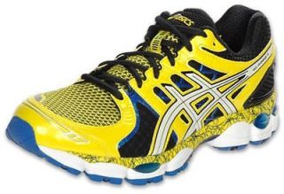 ASICS GEL NIMBUS 14 LE RUNNING SHOES YELLOW BLUE MENS SELECT YOUR