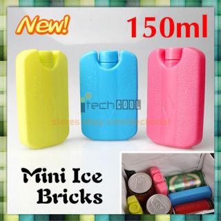 Mini Handy Ice Freezer Pack Cooler Brick Block For Travel Outdoor Bag