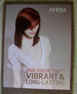 AVEDA Salon Advertising Poster Wall Hanging Vibrant Hair Color