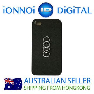 Luxury 3D Style Car Design Cover Case for iPhone 5   Audi Logo