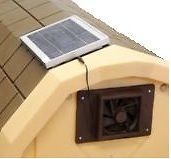 Exhaust Fan For DOG HOUSE Use Shed Attic Motor Home RV Ventilation