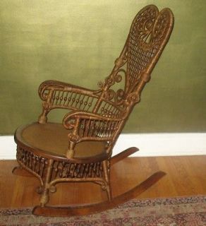 Antique Victorian Heywood Wakefield Rocking Chair c. 1890 Ex. Cond.