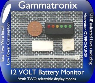 12v LED battery status monitor level meter indicator A