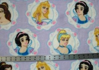 Cameo Cinderella Snow White Belle Aurora Fleece Fabric 1 1/2yd