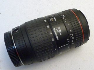 Sigma 70 300mm f4 5.6 DL lens for Canon EOS FILM Camera
