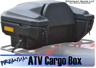 ATV REAR CARGO RACK STORAGE BOX PADDED SEAT BACKREST (ATV CB 8030