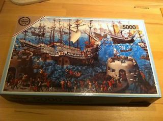 5000 PIECES JIGSAW PUZZLE FALCON / EMBARKATION OF HENRY VIII