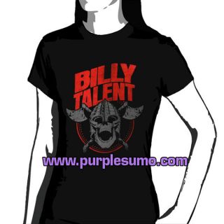 BILLY TALENT:Skull & Axes:Ladies/Gi rls Shirt NEW:Size 12