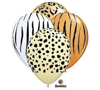 Leopard Cheetah Jungle Animal Zoo Party 11 Balloon Set (12) Latex