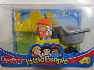 New in Box Fisher Price Little People Yellow Truck 1.5 5Y