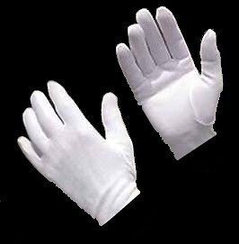Baby Boys/Girls Age 1,2,3 Childs White Costume Parade Gloves Halloween