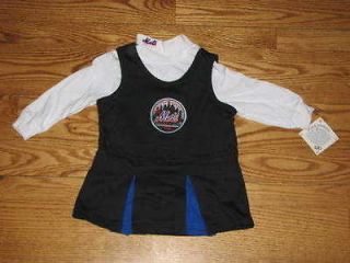New York Mets Girls Cheerleader Dress Baby Size 4T 4 T Costume Cheer