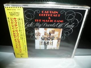 & THE MAGIC BAND LICK MY DECALS OFF BABY JAPAN CD WPCP SEALED