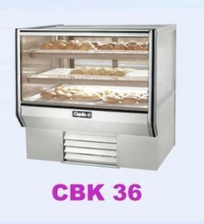 Leader Bakery Pastry Pie Display Case Counter Top Refrigerated 36