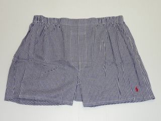 Polo Ralph Lauren Mens 32 34 36 38 40 Checkered Boxer Shorts Underwear