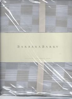 NEW Barbara Barry Illusion quick silver European Pillow Sham