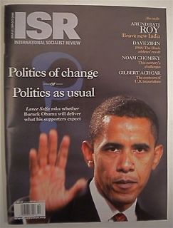 BARACK OBAMA International Socialist Magazine SEPT OCT 2008 NL ISR