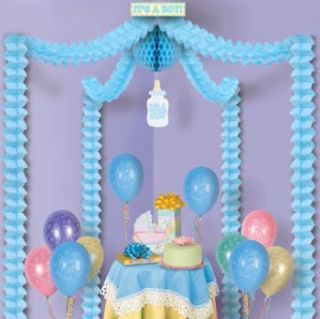 Baby Shower Canopy Its a Boy Covers approximately 20x20
