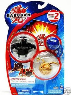 BAKUGAN STARTER PACK TURBINE HADES / PYRO DRAGONOID / SECRET BALL