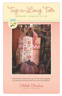 Tag a long tote purse pattern by stitch studios sewing pattern
