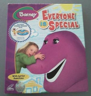 Barney Used VCD Everyone is Special 100% Real   99% New 2 Bonus