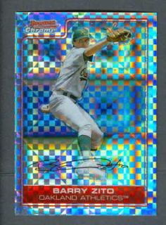 Barry Zito 2006 Bowman Chrome XFractor #17 As