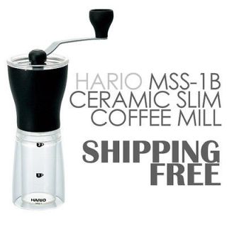 HARIO Ceramic Burr Mini Mill Slim Coffee Grinder MSS 1B