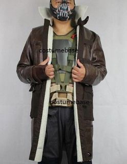 BANE COAT TDKR Swedish Bomber military Costume Halloween Jacket