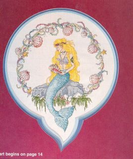 Charming Mary Bartley Stockett MERMAID Cross Stitch Pattern