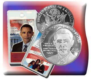 Barack Obama Coin Presidential Commemorative (Silver)