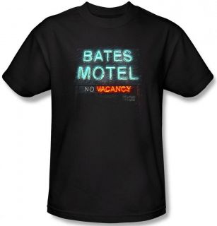 Ladies Psycho 1960 Norman Bates Motel Vacancy Movie Tshirt top tee