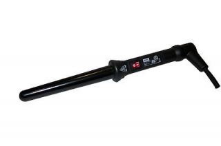 Black Hair Curler, The Wand Curling Iron 18  25mm + Glove By