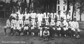 1924 Howard University, Baseball team,Black Negro Sports History 17