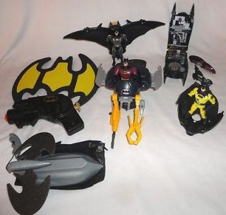 Batman Action Figures with Assorted Vehicles Weapons Wrist Rocket