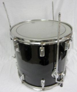 Acoustic Pearl Black Floor Tom Drum 16 x 15.5 w/ Remo Head & Drumset