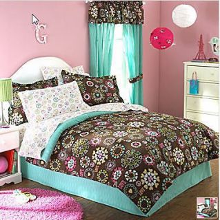 LOVE PEACE TEEN FULL COMFORTER SHEETS 8PC BED IN A BAG