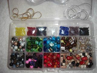 Jewelry Making Supplies Beads,Starter Kit,Crystals, Bead Book&box