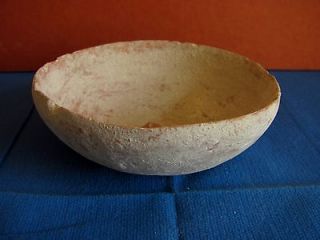 Early Bronze Age Reddish Terracotta Bowl with Omphallos Archaeology