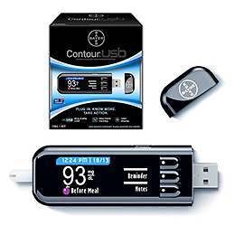 New In Box Bayer Contour USB Blood Glucose Monitor 25 lancets