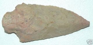 Prehistoric Indian Atl Atl Arrowhead Relic Artifact