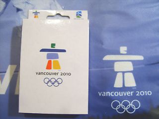 VANCOUVER 2010 WINTER OLYMPIC INUKSHUK PLAYING CARDS Official