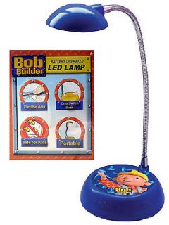 THE BUILDER Battery Operated LED Bedside Table Desk Lamp Boys Not Toy