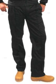 Mens Workwear Premium Trousers Black or Navy Size 28 to 52 Waist / Reg