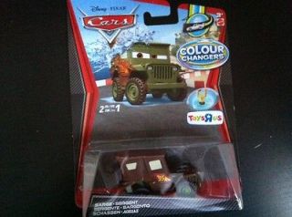 Sarge Disney Pixar Cars Colour Changers Colour Changer