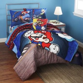 Mario Brother Bedding Collection Twin/Full Comforter ONLY