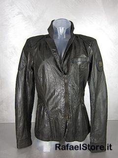 BELSTAFF Womens Jacket 42 IT 723189 New Oasis Jkt Lady Antique Black