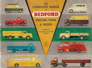 Bedford Truck Van Bus CA Scammell 1953 UK Brochure