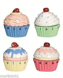 KITCHEN EGG TIMER SHAPED CUPCAKE CUP CAKE ICING MUFFIN HAND CRAFTED